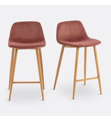 Lot de 2 chaises de bar mi-hauteur Lavergne La Redoute Interieurs