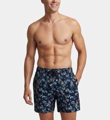 Short de bain fleurs avec suspensoir séchage rapide  Impetus