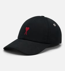 Casquette Broderie Ami de Coeur Rouge unisexe AMI Paris