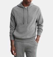 Hoodie droit en cachemire Bompard