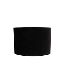 Abat-jour Velours - Noir - 45x21x32cm Light & Living