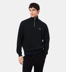 Sweatshirt zippé interlock col montant Lacoste