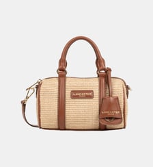 Sac à main polochon S effet osier Lancaster