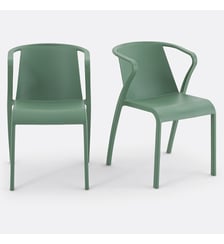 Lot de 2 fauteuils en polypropylène La Redoute Interieurs