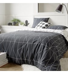 Housse de couette coton, Shapes So'Home