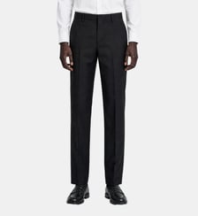 Pantalon de costume droit en laine The Kooples