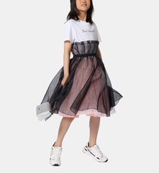 Robe de ceremonie manches courtes Karl Lagerfeld Kids