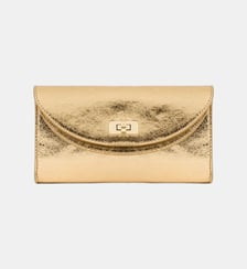 Pochette Mambo en cuir métallisé Sandro