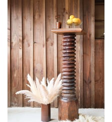 Colonne en chêne sculpté Hanna N°795- Produit chiné Debongout