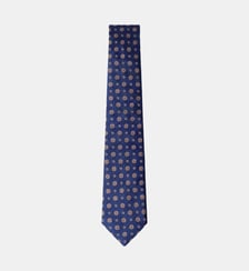 Cravate En Soie À Motif Médaillon Floral - Fabriquée En Italie Hackett London