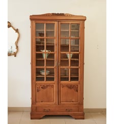 Vitrine Art déco en bois Victoria N°1288- Produit chiné Debongout