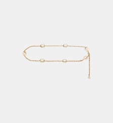 Ceinture chaine avec détails logo Maje