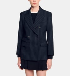 Veste blazer rayée Sandro