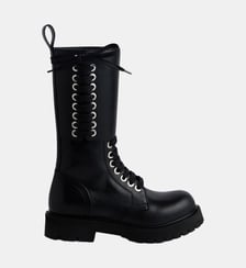 Bottes en cuir Rabanne