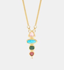 Collier sautoir   doré à l'or fin - Bysance Satellite