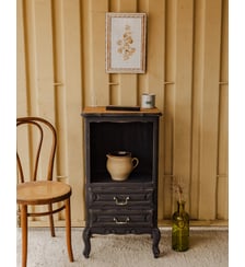 Petit buffet en bois noir Gilbert N°1882- Produit chiné Debongout