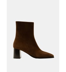 Carlo - Bottines En Cuir Chèvre Cognac Parallèle