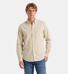 Chemise manches longues coton petits carreaux Serge Blanco