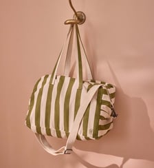 Sac week-end en toile rayée Cyrillus