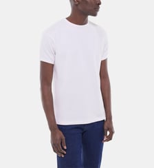 T-shirt côtelé en coton biologique Fursac