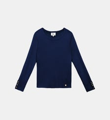 Pull col rond uni MOARA La Petite Etoile