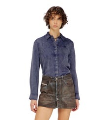 Chemise fluide en viscose effet denim Diesel
