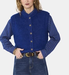 Gilet Sans Manches En Mohair Loulou Maison 123