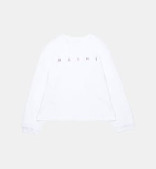 Sweat-shirt col rond avec logo Marni