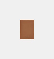 Grand portefeuille vertical zippé Lucien en cuir grainé Le Tanneur