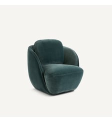 Fauteuil boule velours AM.PM