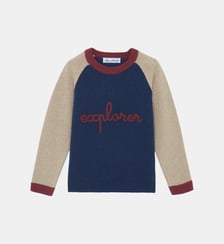 Pull -  laine broderie explorer Tartine Et Chocolat