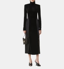 Robe Midi En Velours Lanvin
