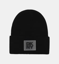 Bonnet en tricot réversible DKNY