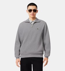Sweatshirt zippé interlock col montant Lacoste