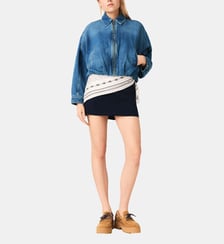 Bomber en denim Maje