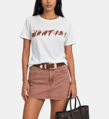 T-shirt patch en denim What Is The Kooples