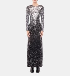 Robe longue seconde peau en jersey Rabanne