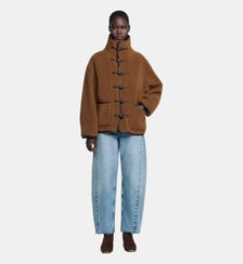 Manteau court en fausse fourrure Sandro