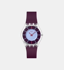 Montre Essentials Bordeaux, Bleu clair SS08K122 Swatch