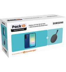 Smartphone Pack A27 5G 128Go Noir + Enceinte Samsung