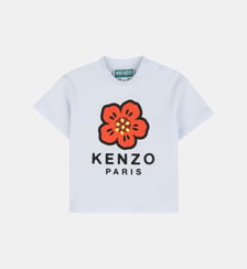 T-shirt pression a l'epaule Kenzo Kids