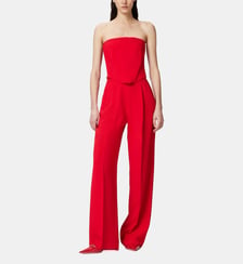 Combinaison bustier élégante à pantalon large Pinko