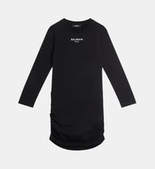 Robe en jersey froncé Balmain
