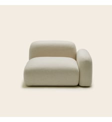 chauffeuse modulable accoudoir bas d  En fibre de polyester recyclé Madura
