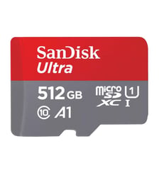 Carte Micro SD 512Go Ultra Micro SD + SD Adapter Sandisk