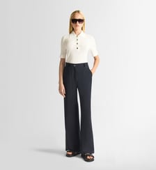 Polo manches courtes vera col chemise coupe ajustée Fusalp