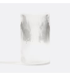 Vase verre rainuré droit H22,5 cm La Redoute Interieurs