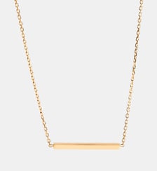 Collier Anagramme poli sur chaîne. JEM