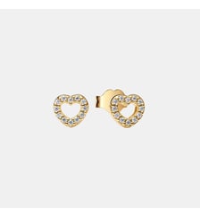Clous d'Oreilles Cœur Ouvert Pandora