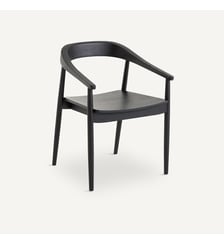 Fauteuil de table chêne et plaqué AM.PM